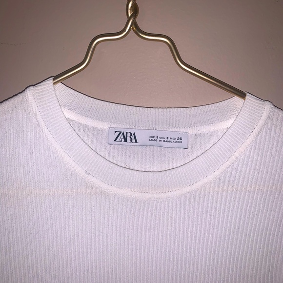 Zara Tops - Super soft Zara white top perfect staple for any closet.